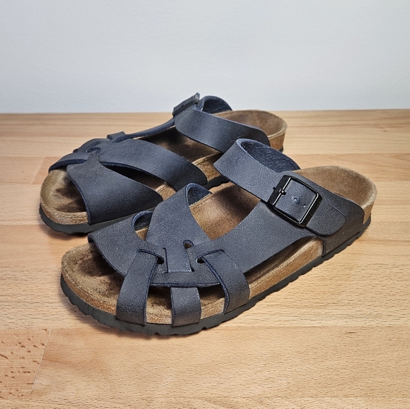 Birkenstock Pisa Sandal Navy 7 - Picture 1 of 7
